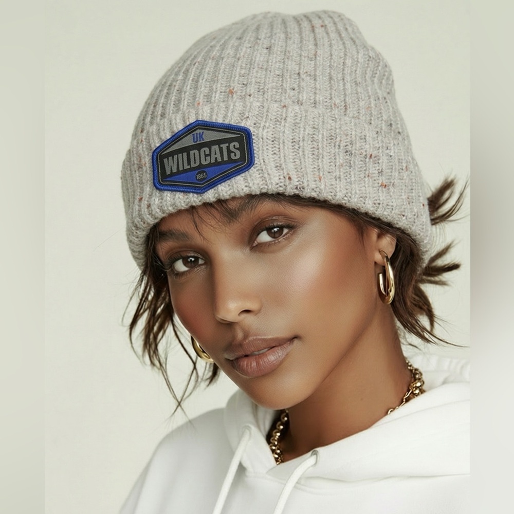 NWT Top Of The World Unisex Tan University of Kentucky Wildcats Knit Beanie Hat